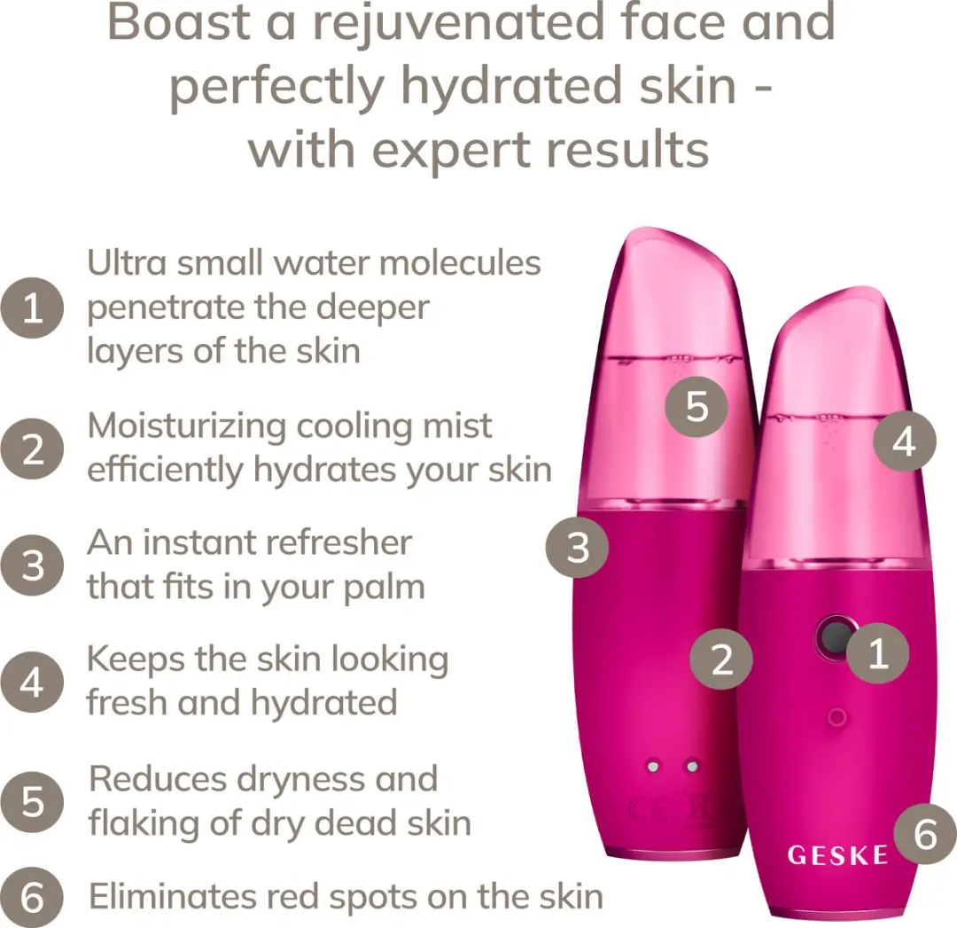 GESKE SmartAppGuided Facial Hydration Refresher GK000059MG01 - Gezichtsreiniger - Magenta