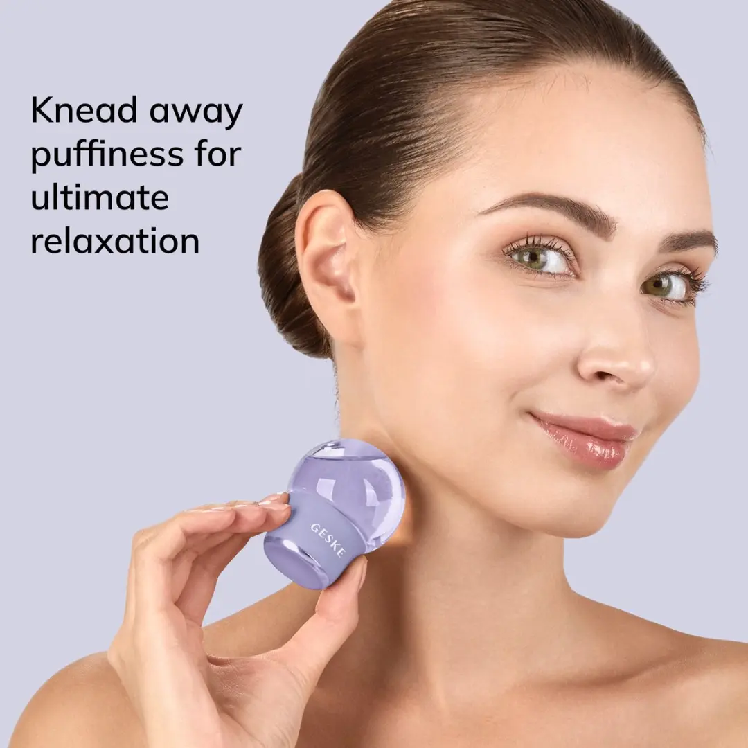 GESKE GK000701PL01 SmartAppGuided Cool & Warm Massager - Purple