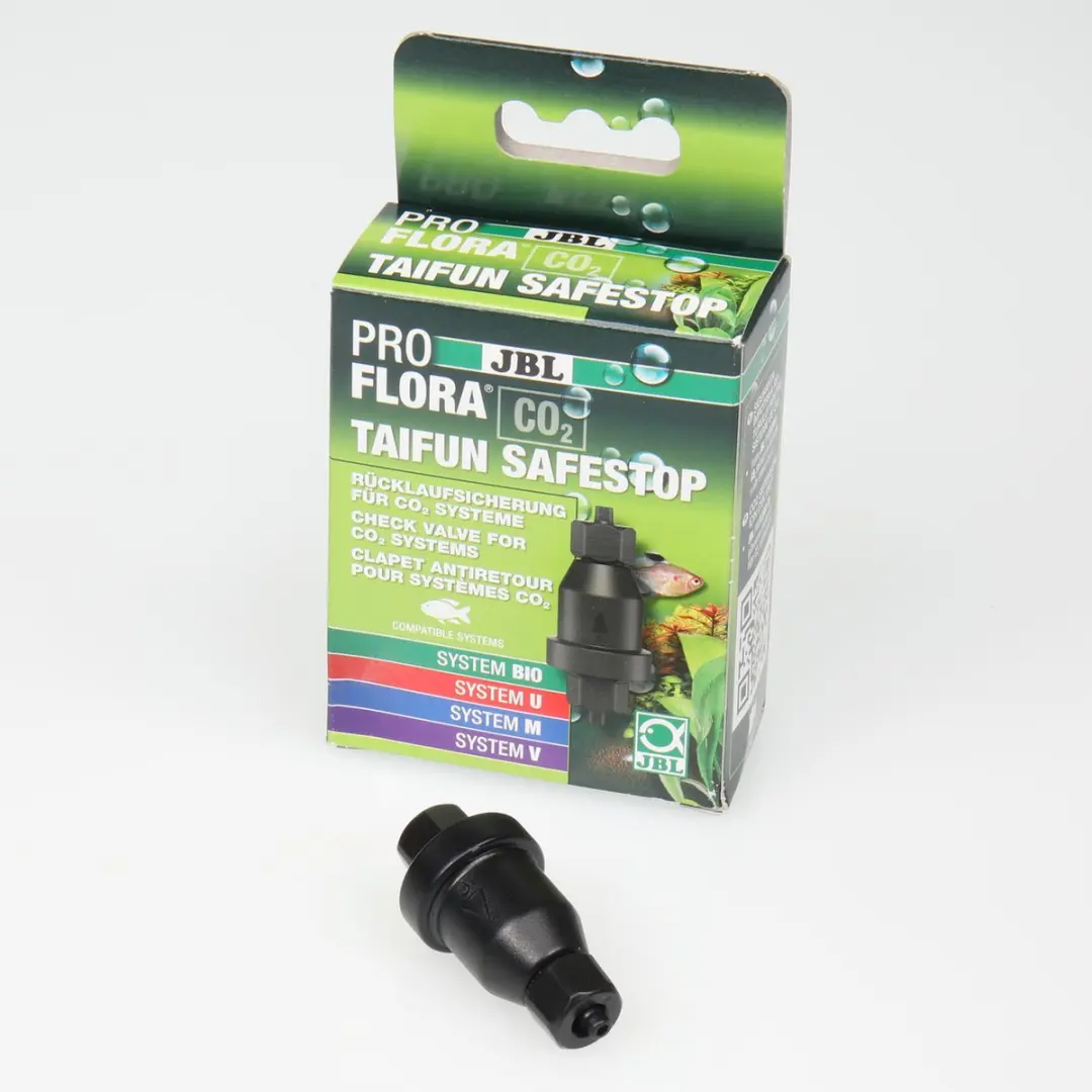 JBL ProFlora CO2 Taifun SafeStop Waterterugloopventiel