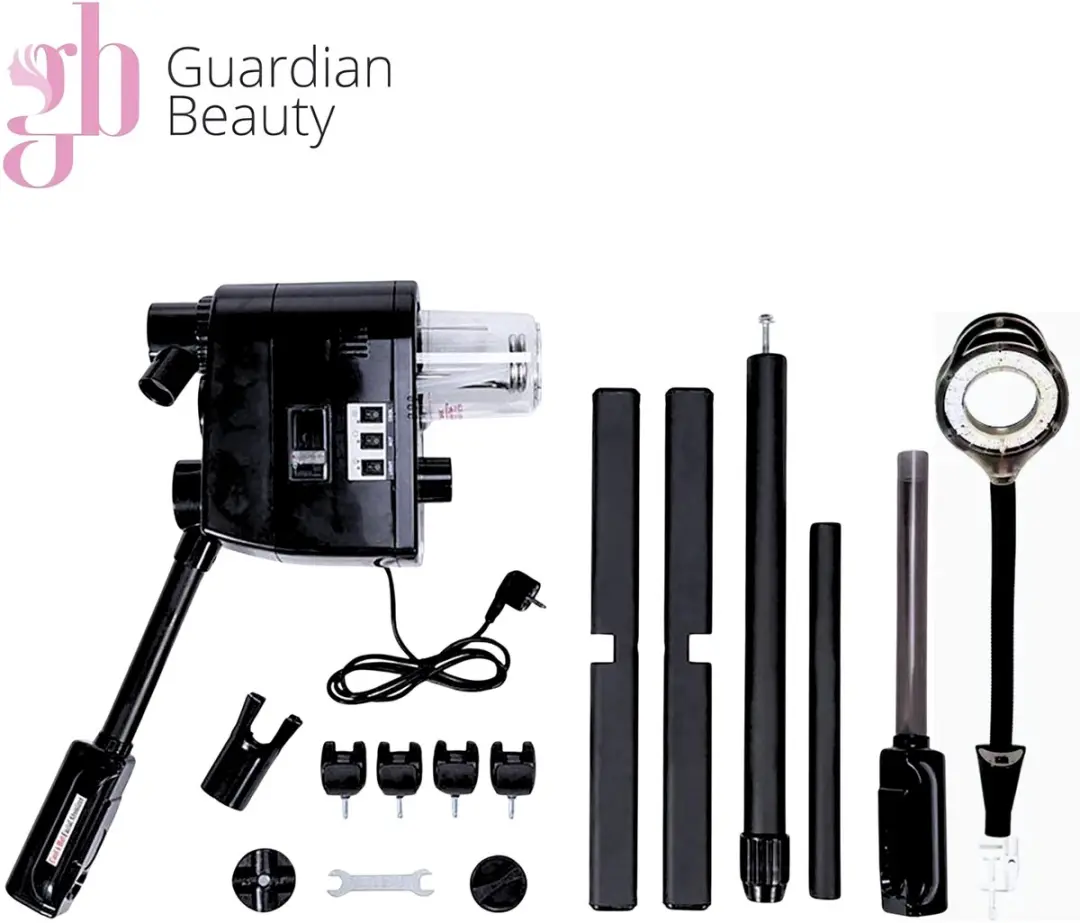Guardian Beauty Gezichtsstomer 2-in-1 Ozon Stoom - Zwart