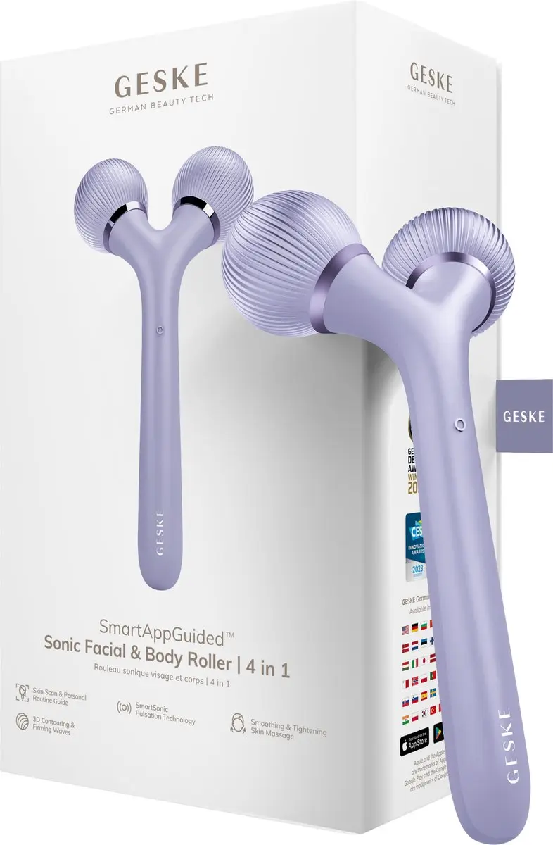 GESKE SmartAppGuided Sonic Facial & Body Roller GK000041PL01