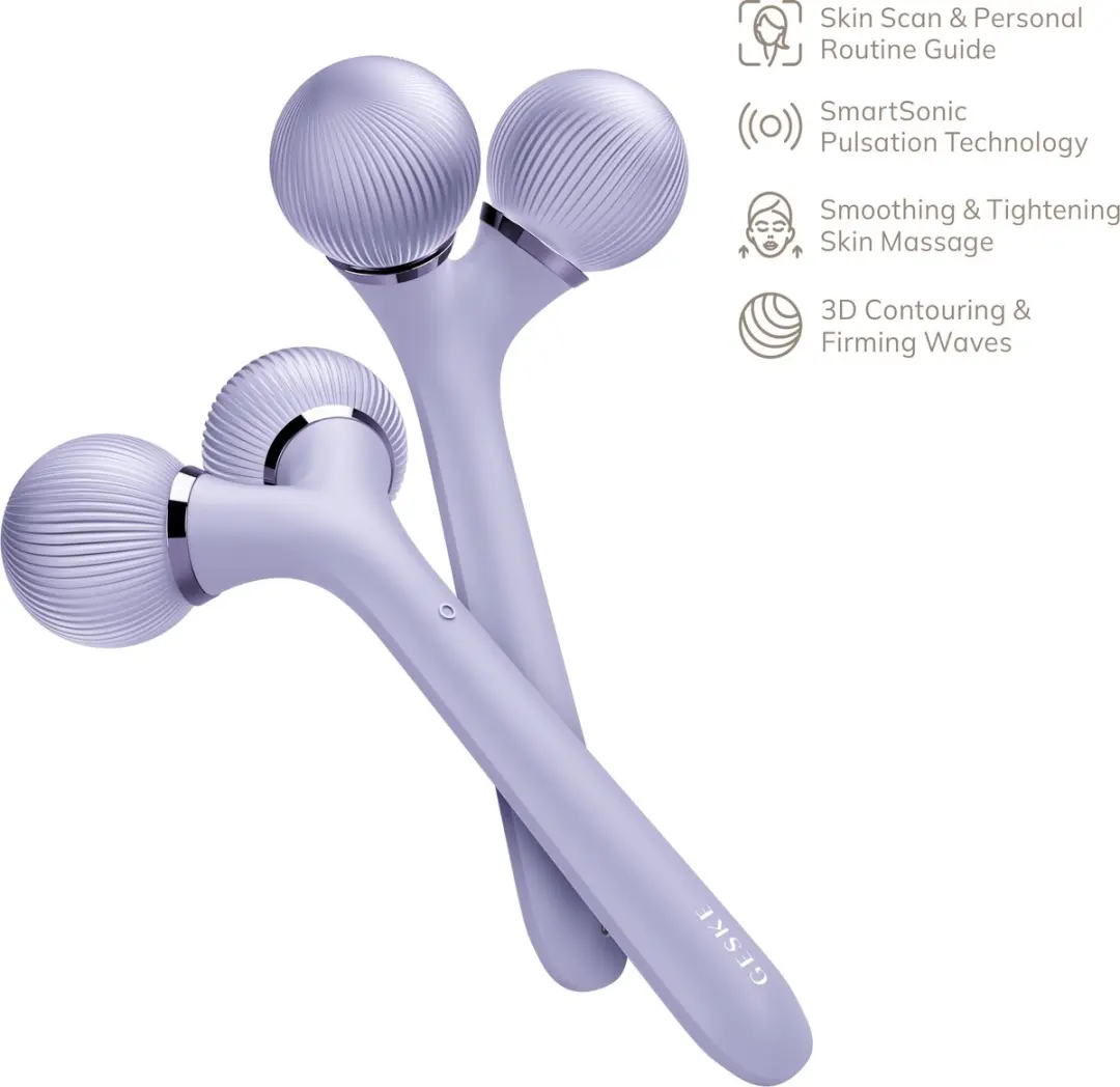 GESKE SmartAppGuided Sonic Facial & Body Roller GK000041PL01 - Paars