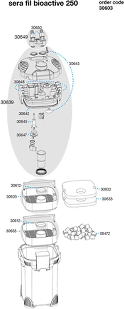 Sera Aquarium Fil Bioactive 130 - 300 l/u
