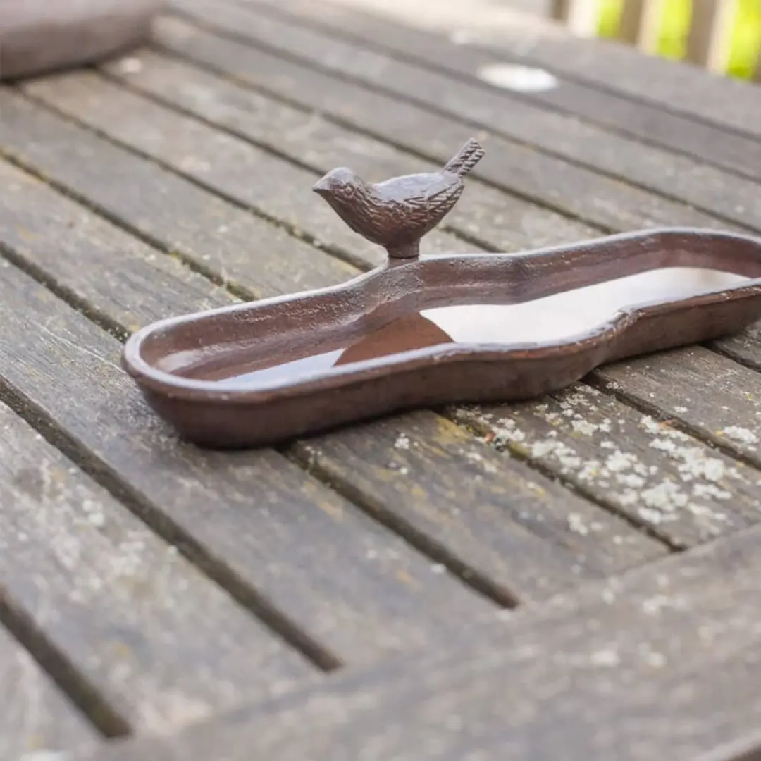 Esschert Design Vogelbad Gietijzer BR25 - Bruin