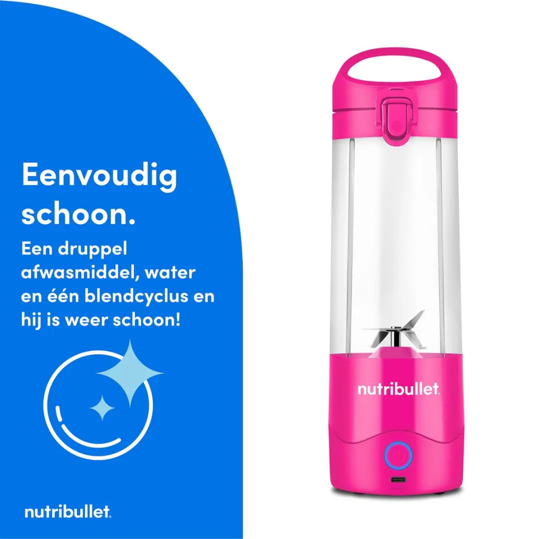 NutriBullet Portable Blender - 200W - Fel Roze