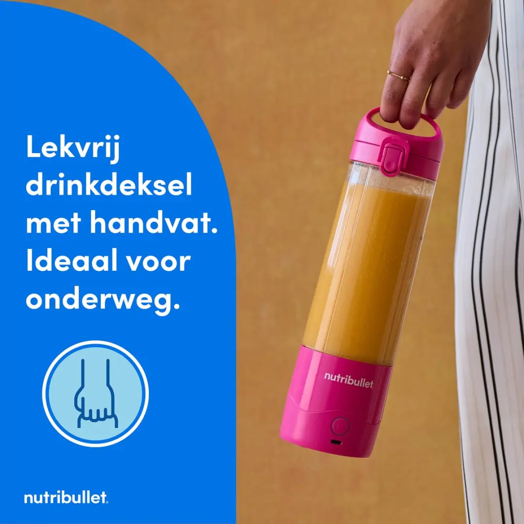 NutriBullet Portable Blender - 200W - Fel Roze