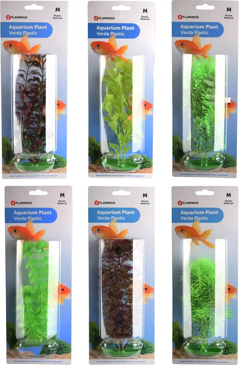 Flamingo Aquariumplant Assorti M - 10x6x22cm