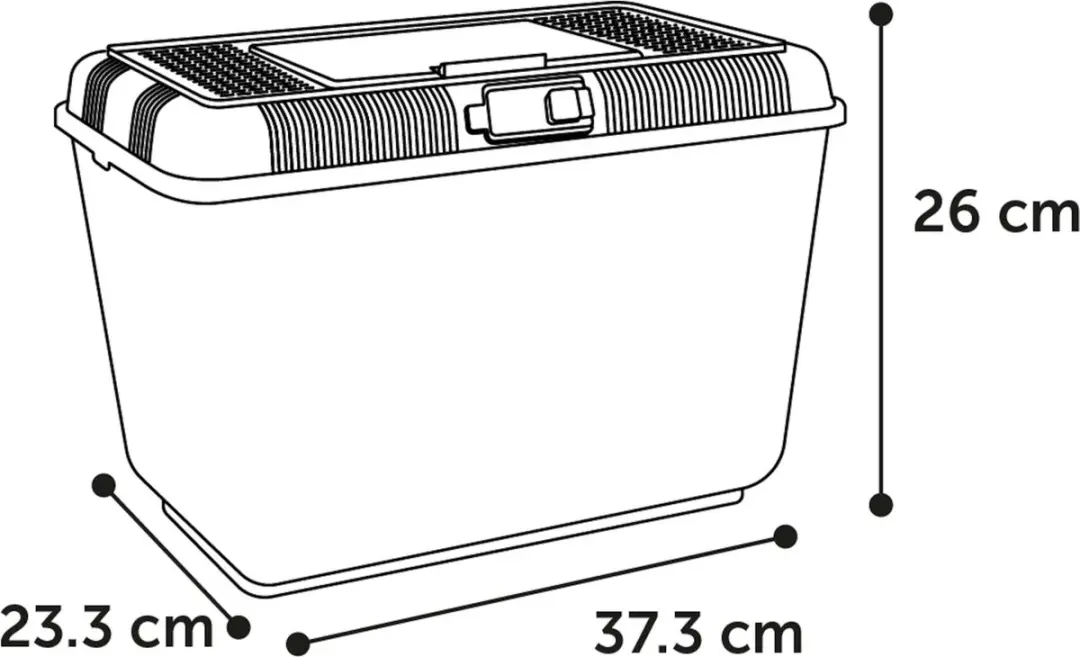 Flamingo Goldie Aquariumvis 16L - Zwart