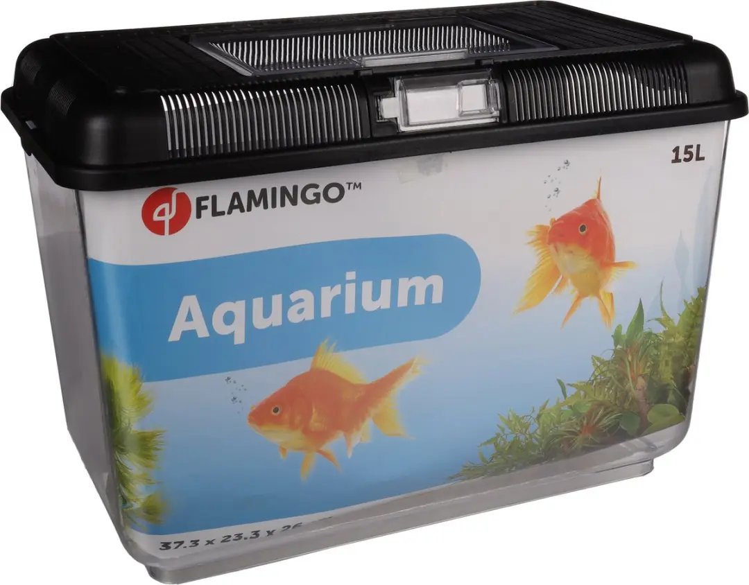 Flamingo Goldie Aquariumvis 16L - Zwart