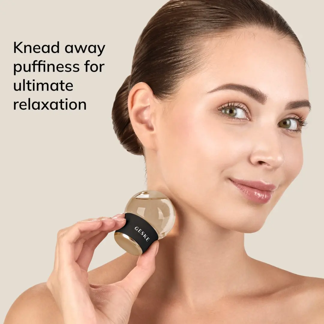 GESKE GK000701GY01 SmartAppGuided Cool & Warm Massager - 7-in-1 - Gray