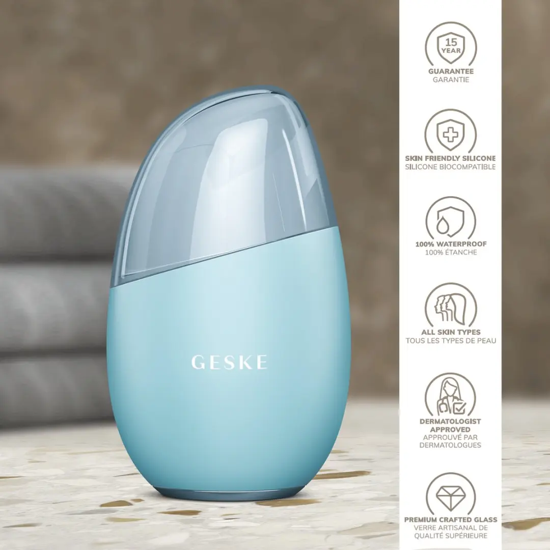 GESKE GK000700TQ01 SmartApp Oog- en Gezichtsmassager 7-in-1 - Turquoise