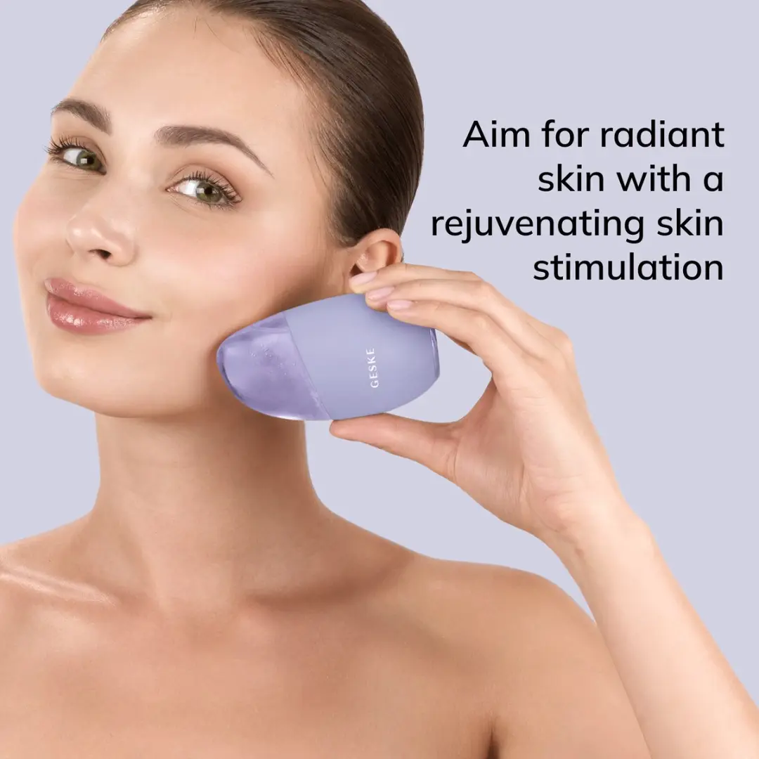 GESKE GK000700PL01 SmartApp Oog- en Gezichtsmassager 7-in-1 - Purple