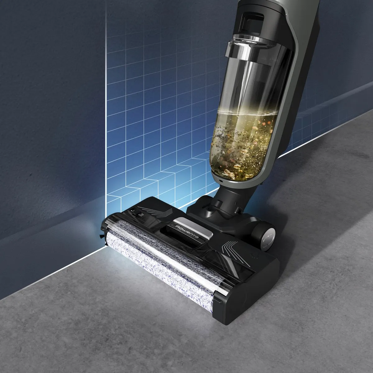Rowenta X-Clean 4 GZ5035 Vloerreiniger - Grijs