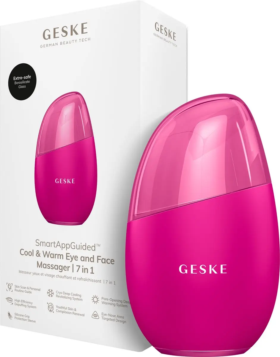 GESKE GK000700MG01 SmartAppGuided Cool & Warm Gezichtsmassager 7-in-1