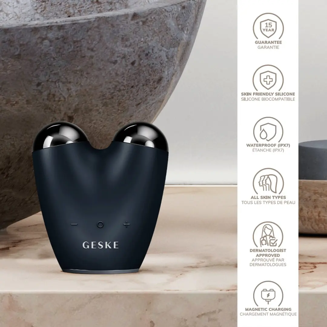 GESKE SmartAppGuided Warm & Cool Eye Energizer AP_GK000015BK01 - Gezicht/Nek - 1x Accu - Zwart