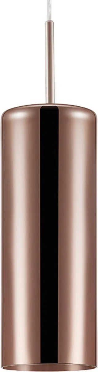 EGLO Selvino - Hanglamp - E27 - Ø 10 cm - Koperkleurig glas