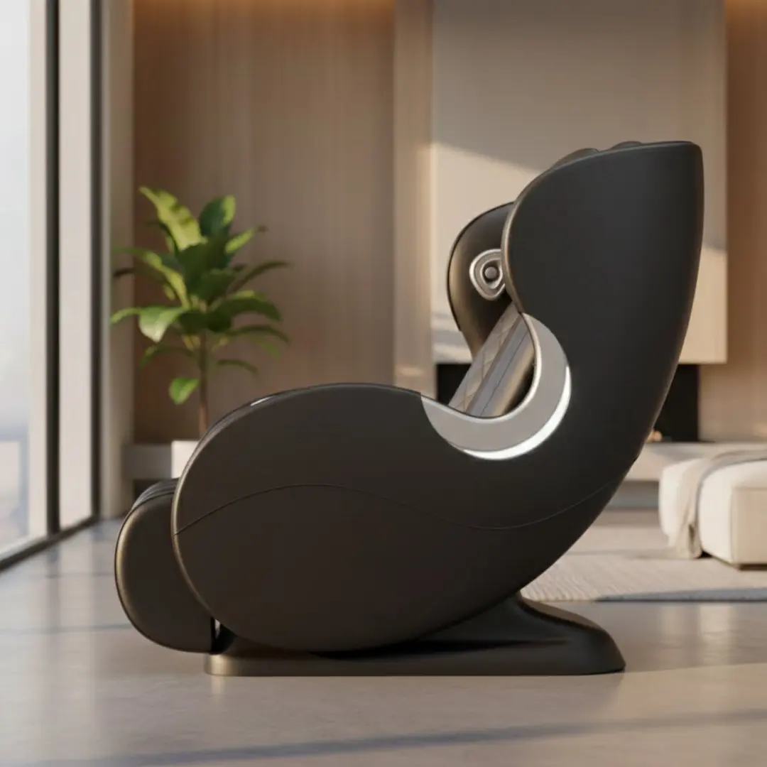 NRG Wellness Shiatsu Massagestoel Sofa 2D R8526B - Full Body - Zero Gravity - Zwart