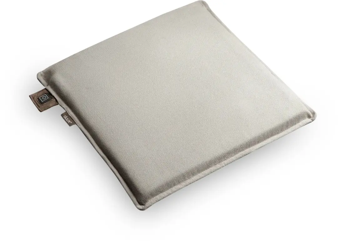Duux Mellow DXLV50 Verwarmd Zitkussen - 40x40cm - Grijs