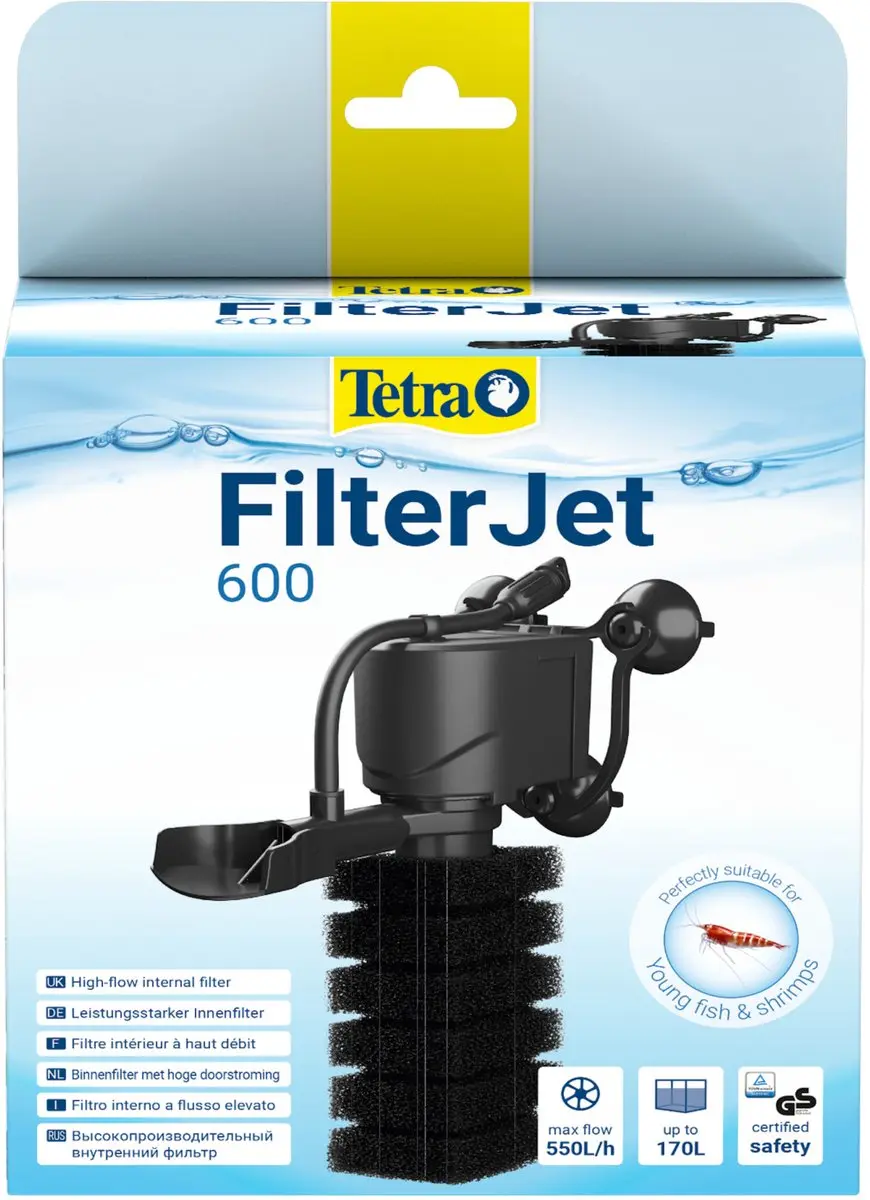 Tetra FilterJet Binnenfilter 600L/u - 170L
