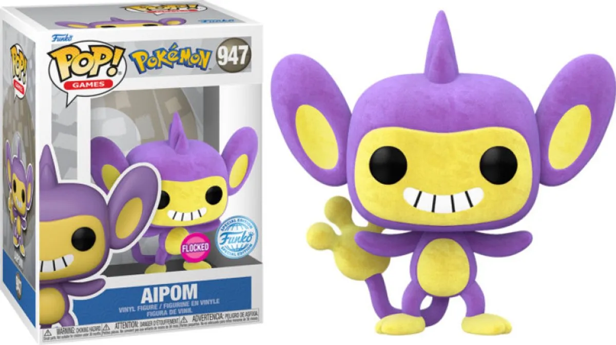 Funko POP! Pokémon Aipom Flocked #947