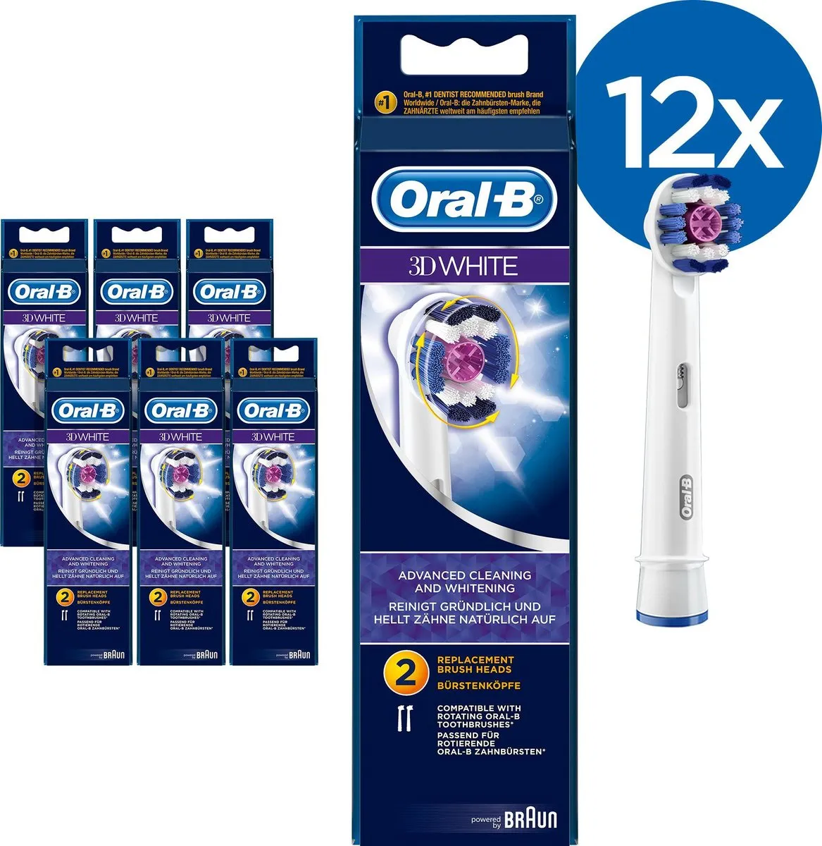 Oral-B 3D White Opzetborstels