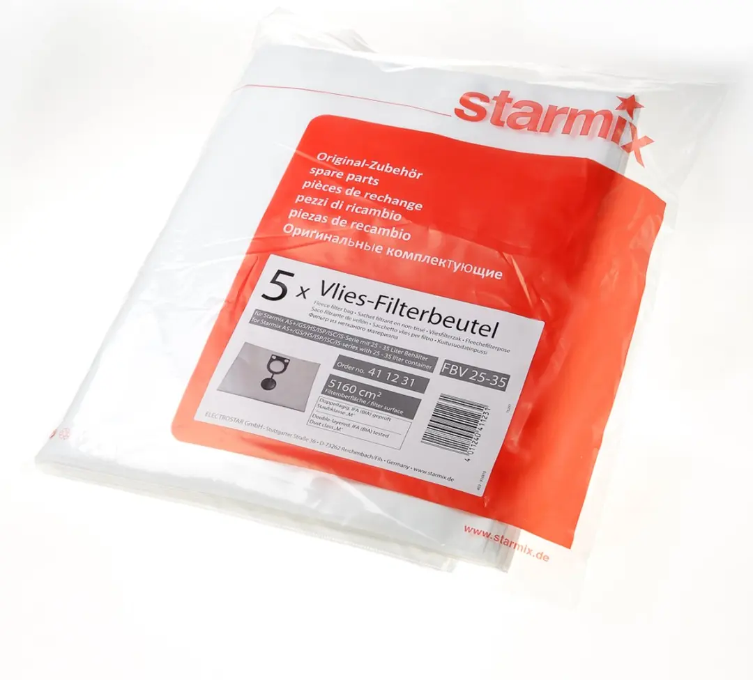 Starmix FBV 25/35 Stofzuigerzakken - 5 Stuks