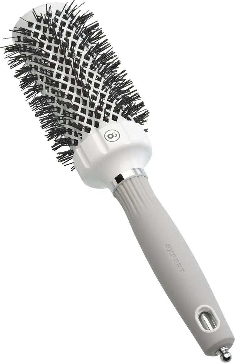 Olivia Garden Blowout Grip Wavy Haarborstel 45mm - Wit