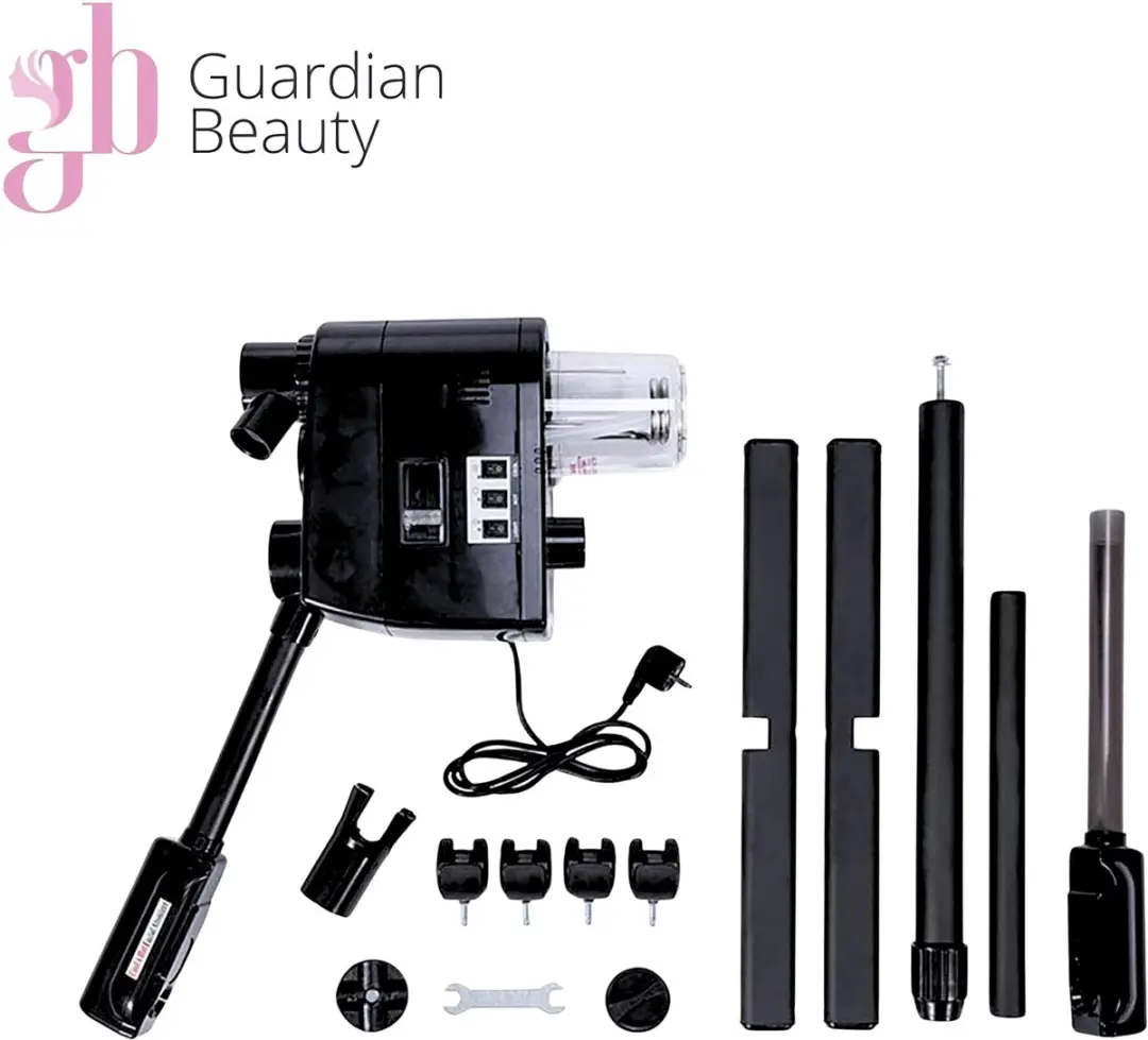 Guardian Beauty Gezichtsstomer 2-in-1 Hete & Koude Ozon Stoom - Zwart
