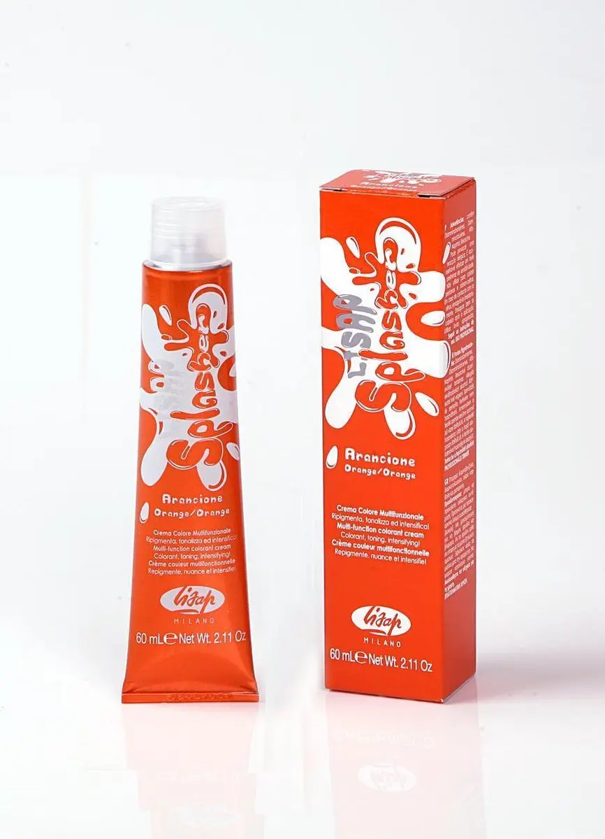 Lisap Splasher Permanente Kleur Oranje 60ml