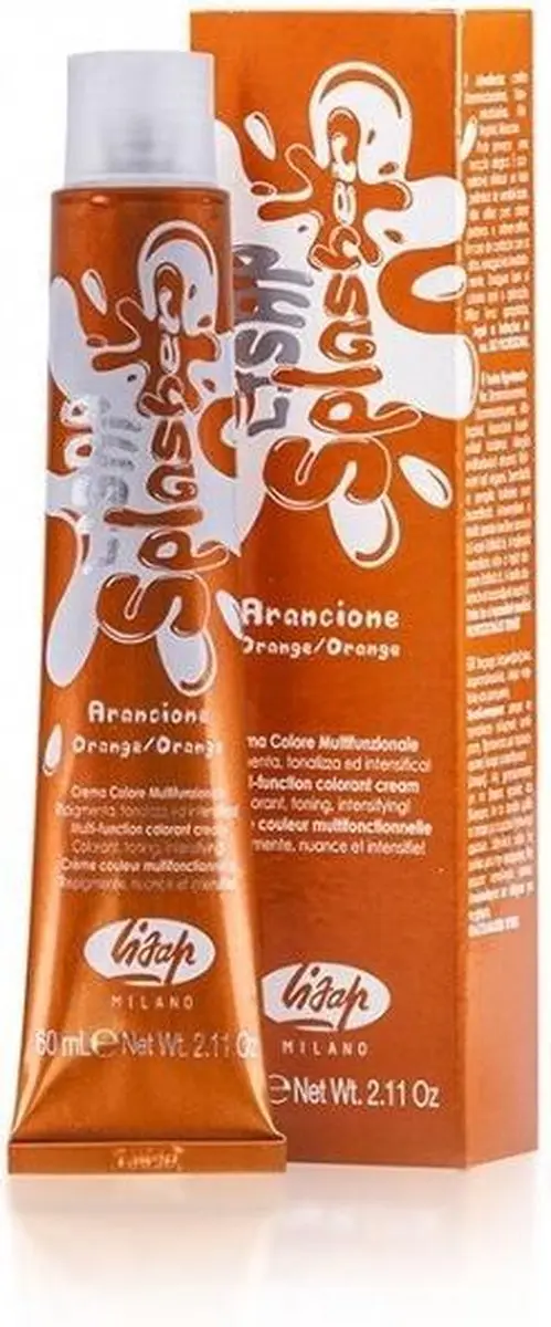 Lisap Splasher Permanente Kleur Oranje 60ml
