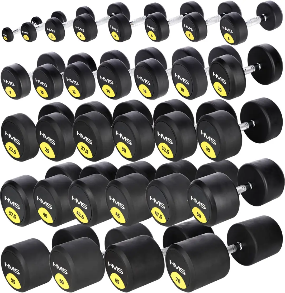 HMS HG PRO 20 Rubberen Halter 20kg - Zwart