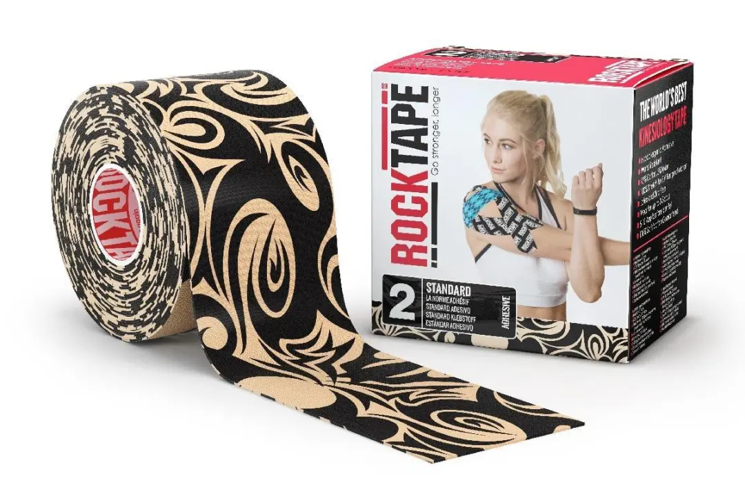 RockTape Kinesiotape 5cm x 5m - Zwart