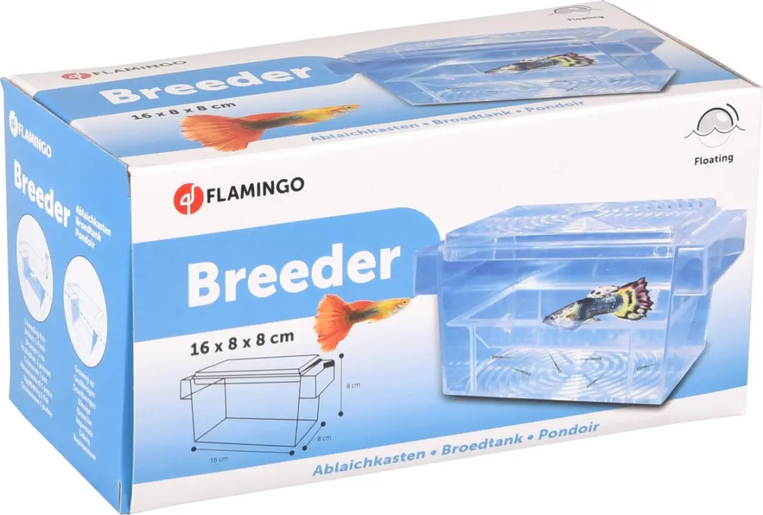 Flamingo Guppy Broedbakje 16x8x8cm