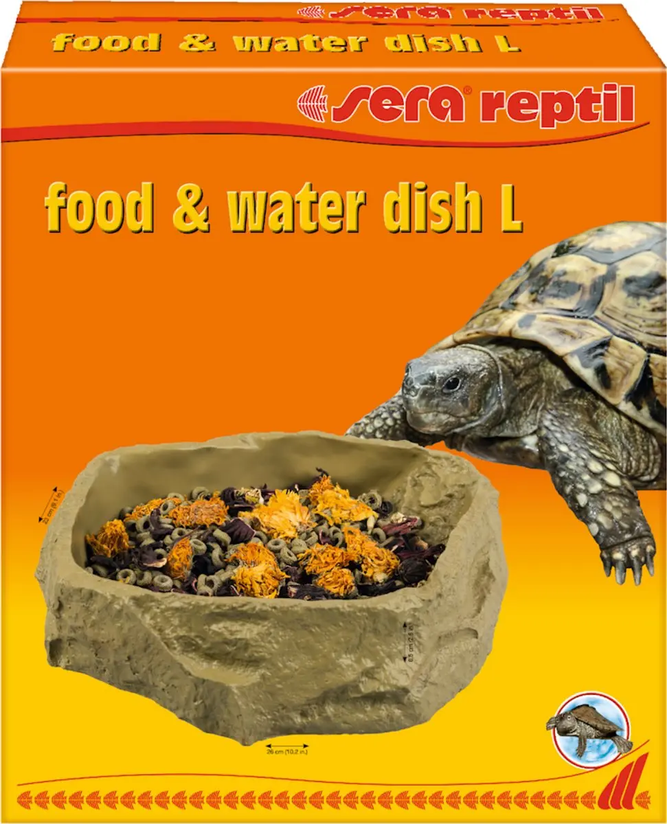 Sera Reptielen Voer/Waterbak - Groot - Beige
