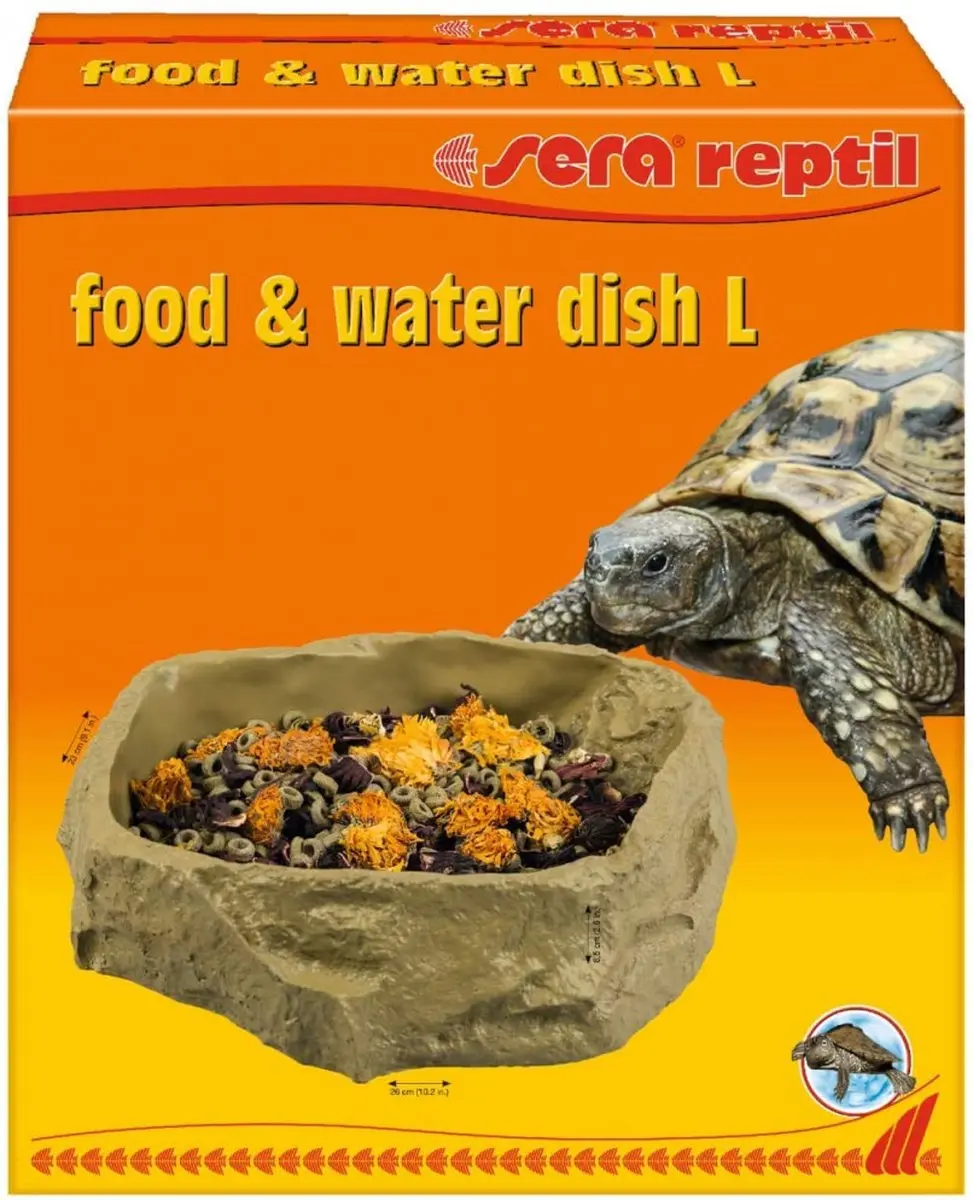 Sera Reptielen Voer/Waterbak - Groot - Beige