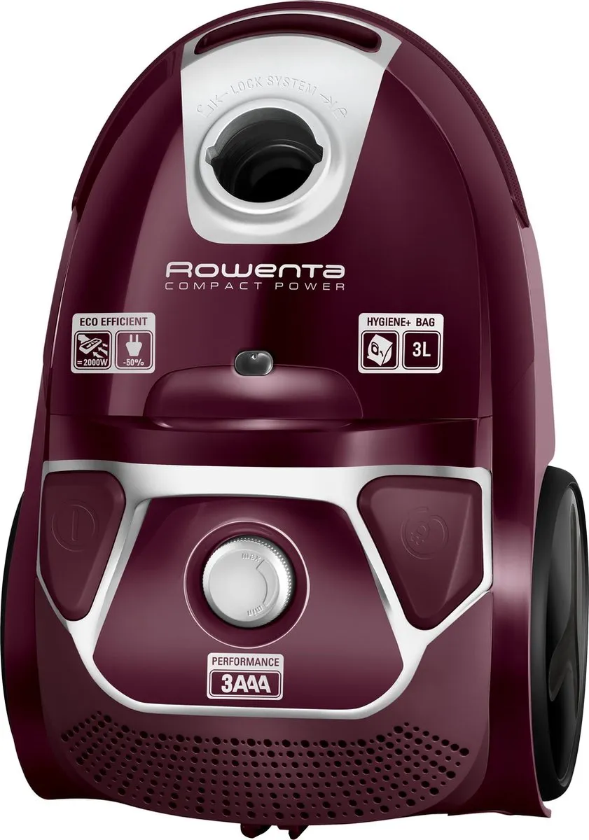Rowenta Compact Power RO3969 Stofzuiger - 750W - 3L - Paars - afbeelding 3 van 6