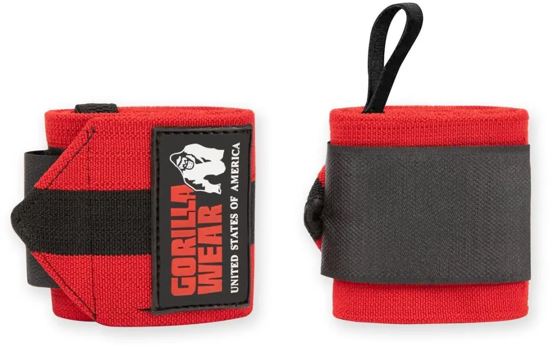 Gorilla Wear Wrist Wraps Ultra Krachttraining Handschoenen - Zwart/Wit