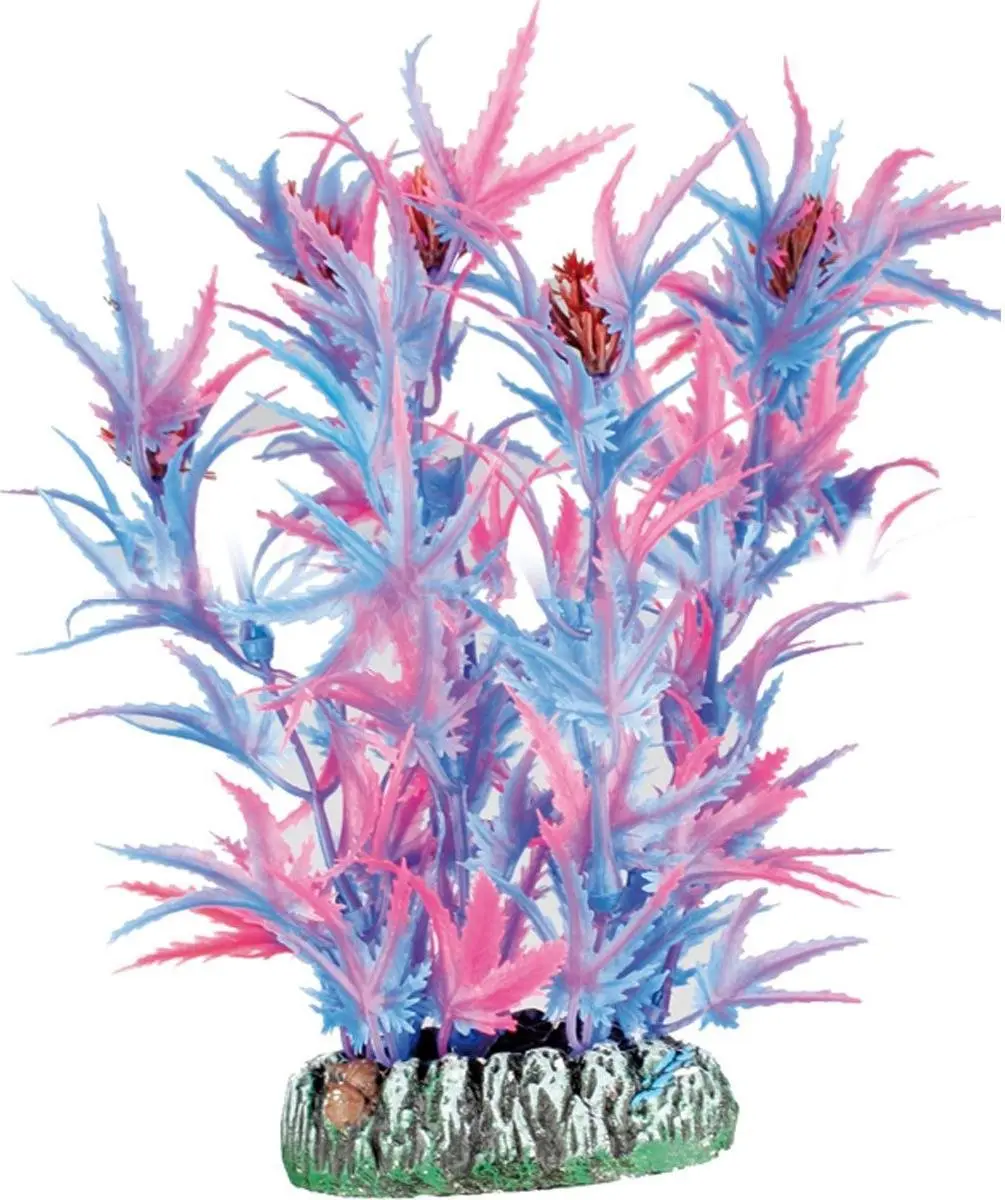 Flamingo Guyana Plastic Aquariumplant - 11x6x13cm