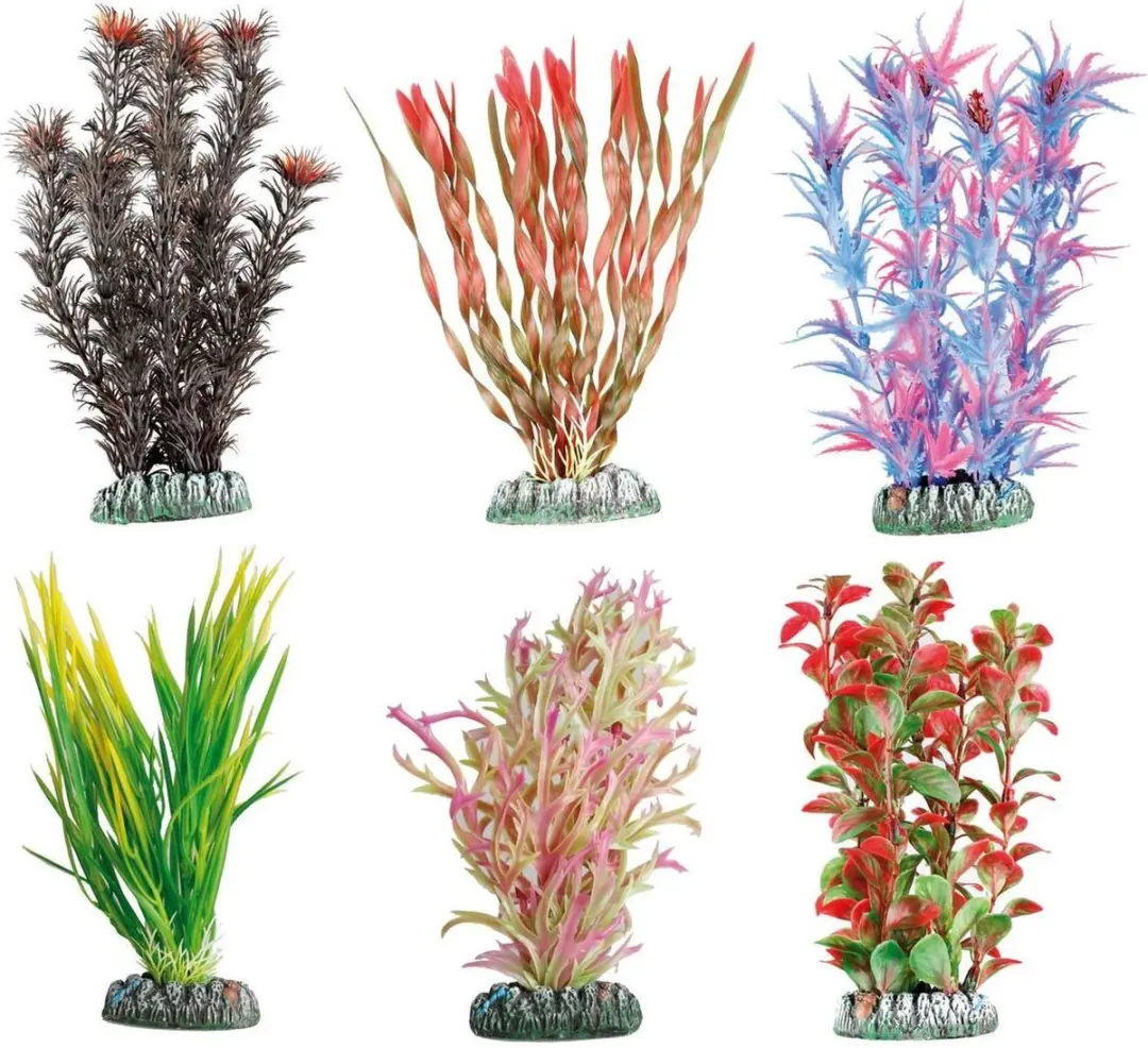 Flamingo Guyana Plastic Aquariumplant - 11x6x13cm