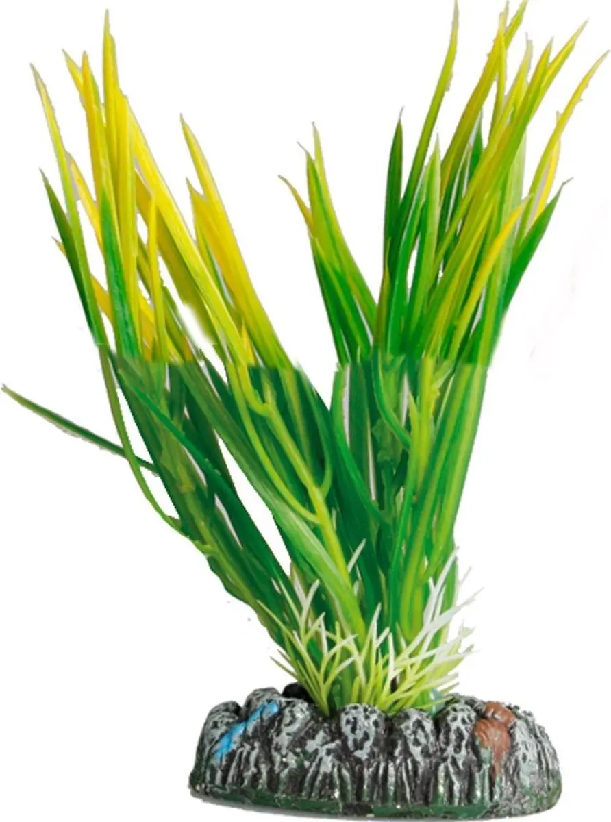 Flamingo Guyana Plastic Aquariumplant - 11x6x13cm - afbeelding 6 van 6