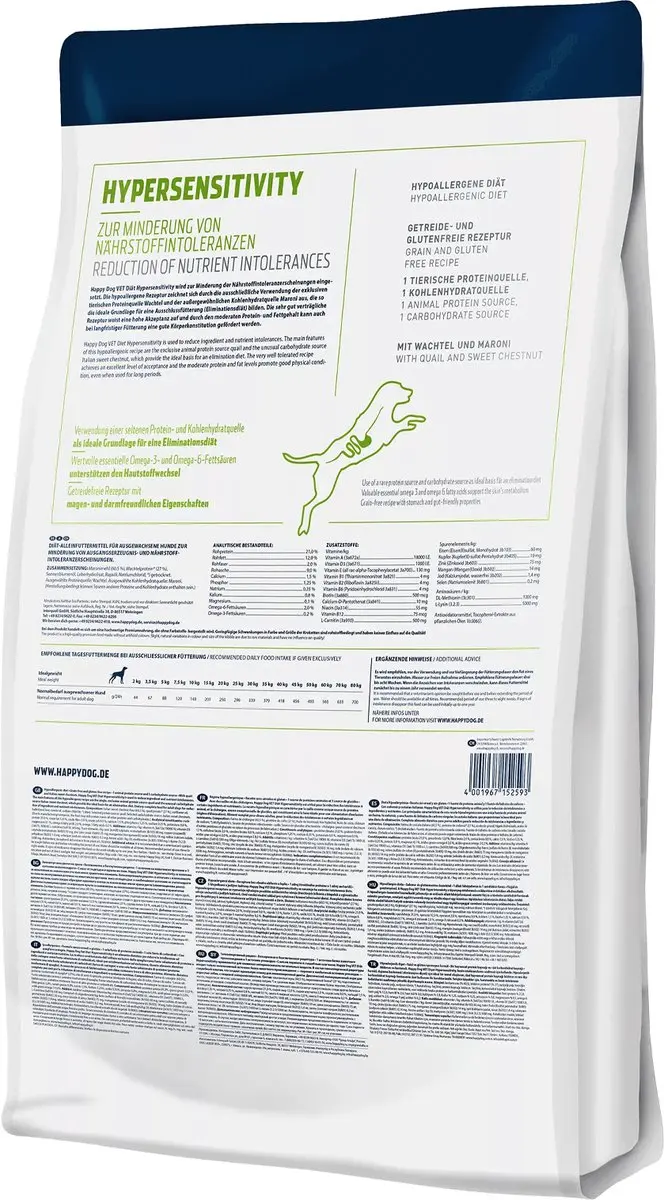 Happy Dog VET Hypersensitivity 24kg (2x12kg)