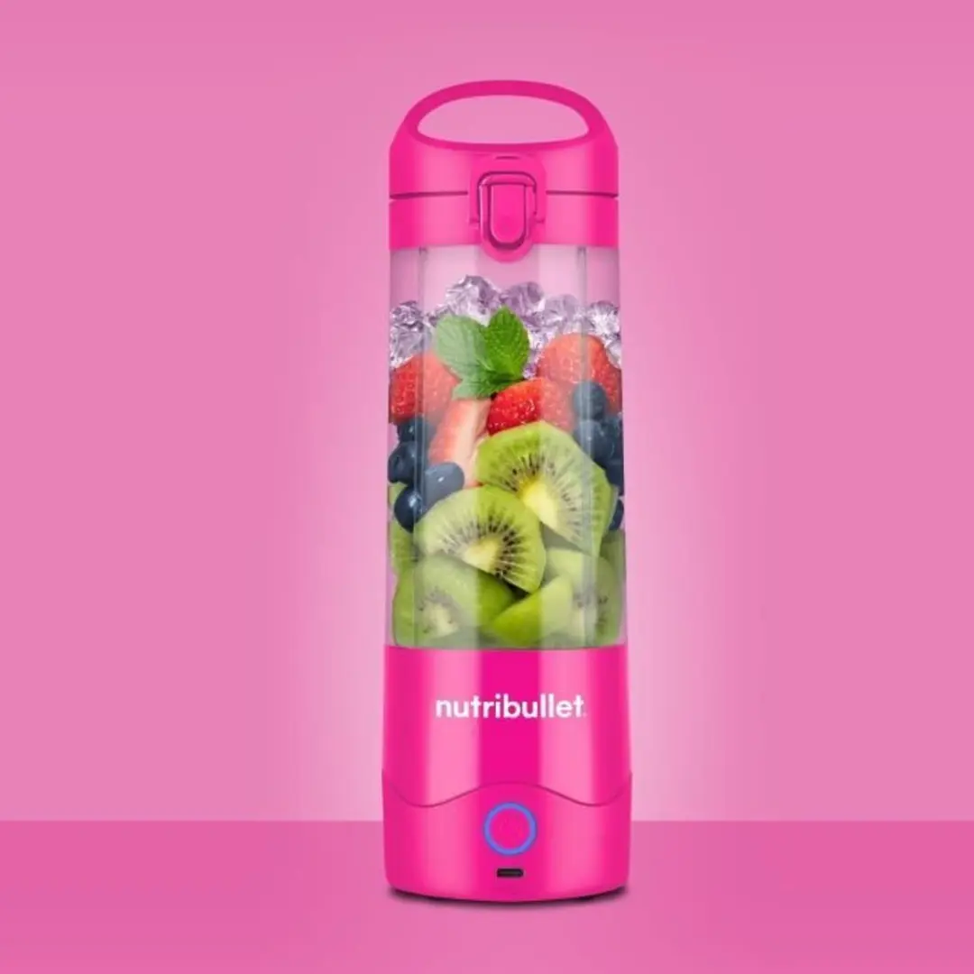 NutriBullet NBP003MA Draagbare Blender - 100W - 0,48L - Roze - afbeelding 6 van 6