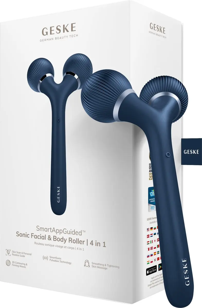 GESKE SmartAppGuided Sonic Facial & Body Roller GK000041MN01