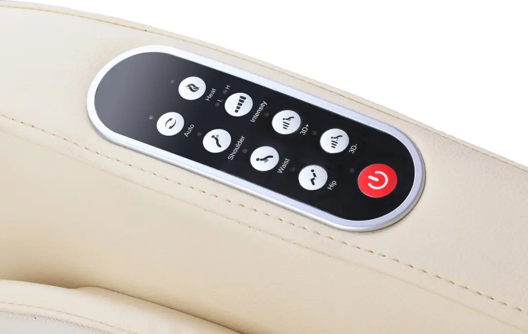 NRG Wellness Excellent Massagestoel - Beige - 3D Kuit/Hoofdmassage