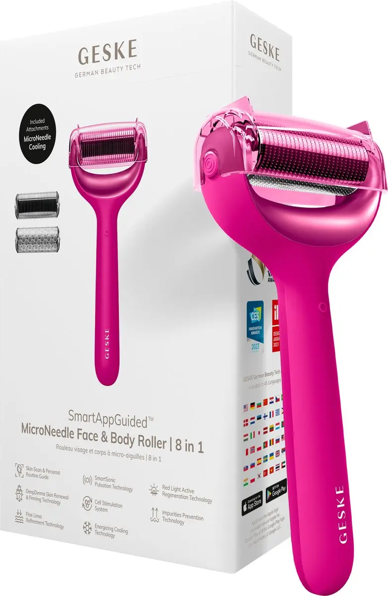 GESKE SmartAppGuided MicroNeedle Roller 8-in-1