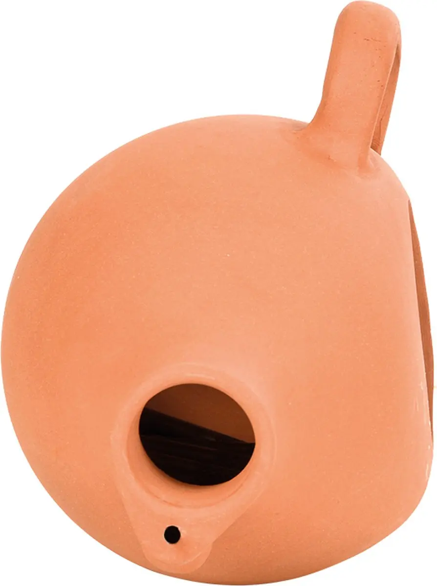 Esschert Design Vogelpot Mezen/Mussen Hangend - 23x14x17cm - Bruin - afbeelding 6 van 6