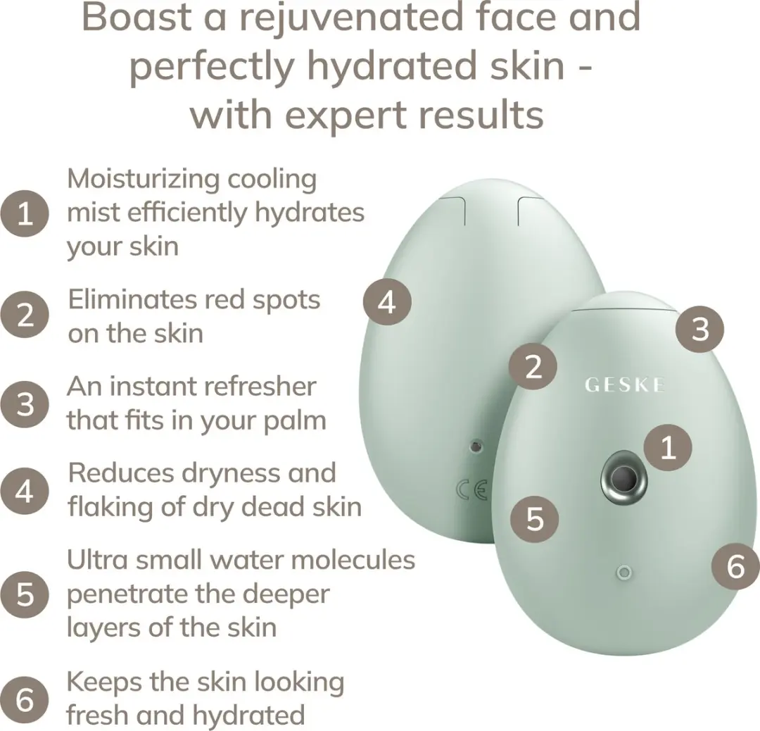 GESKE SmartAppGuided Facial Hydration Refresher GK000057GN01 - Gezichtsreiniger - Groen