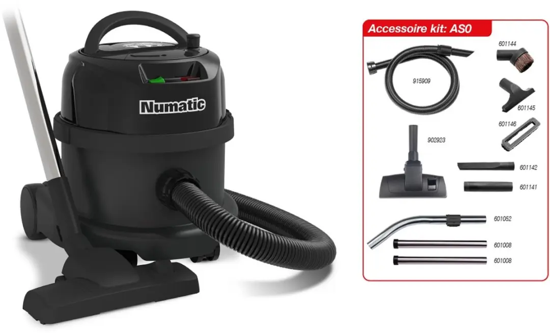 Numatic PPR170-11 Stofzuiger - 620W - 7L - Zwart