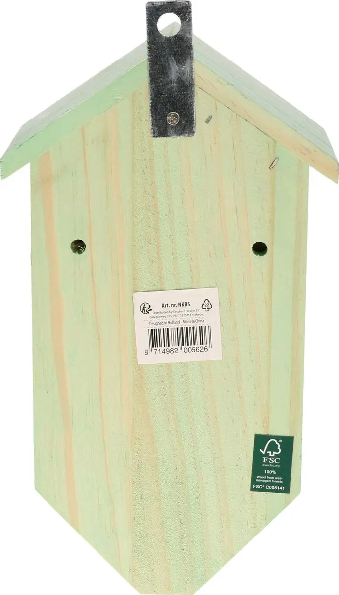 Esschert Design Nestbuidel Zeegras Vogelhuisje - 15,3x11x26,3cm