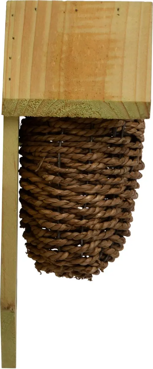 Esschert Design Nestbuidel Zeegras Vogelhuisje - 15,3x11x26,3cm
